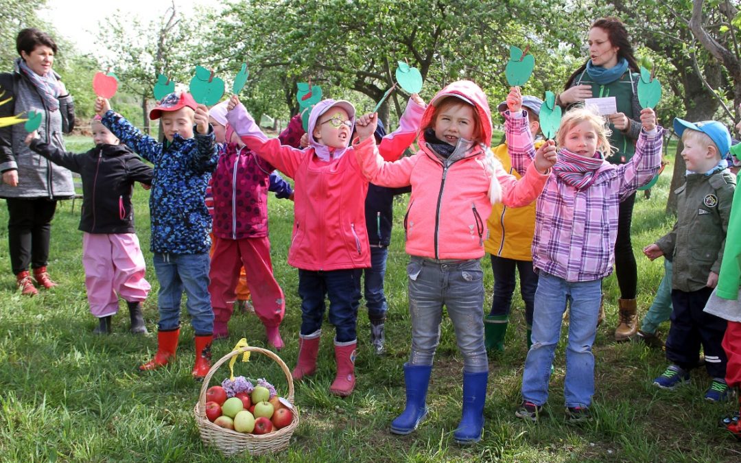 In meinem kleinen Apfel – Eröffnung des Wettbewerbs „Goldene Kindergabel 2018“